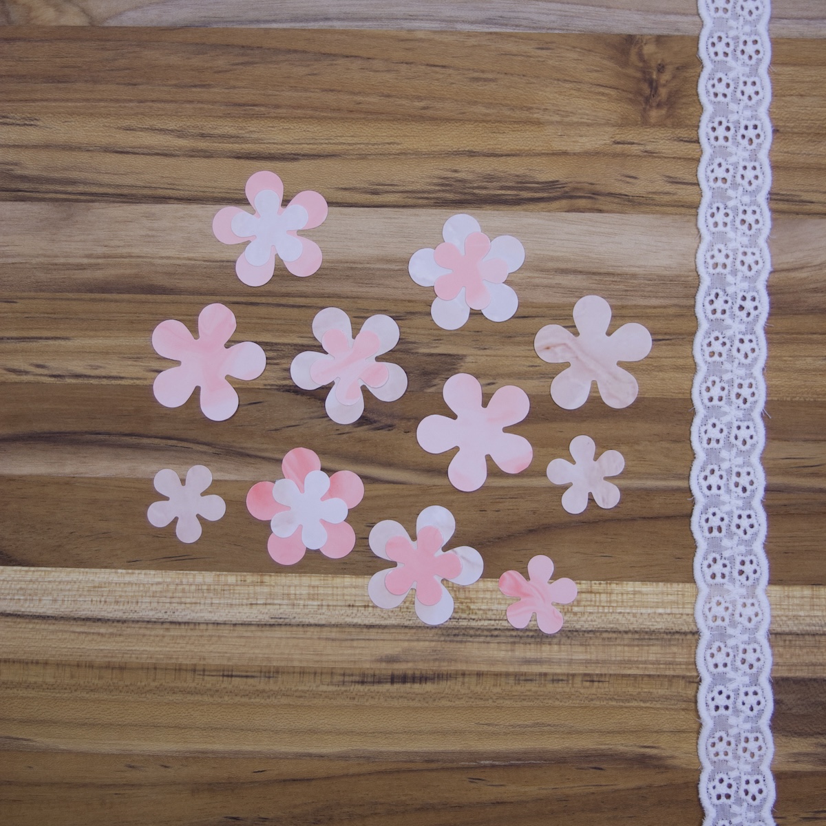 In voller Blüte. - Sticker Flakes Set