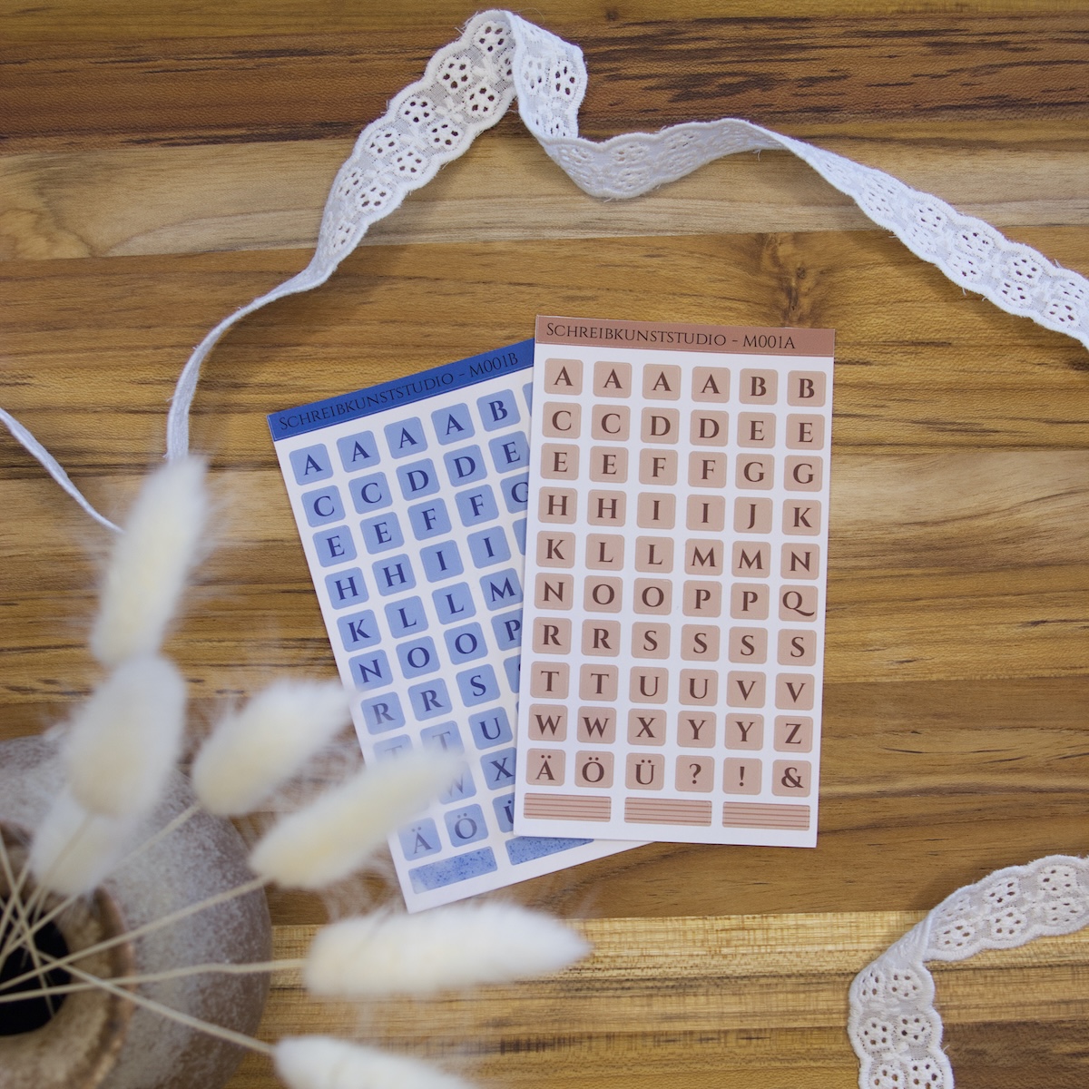 Deine Worte. – Alphabet Sticker Sheet