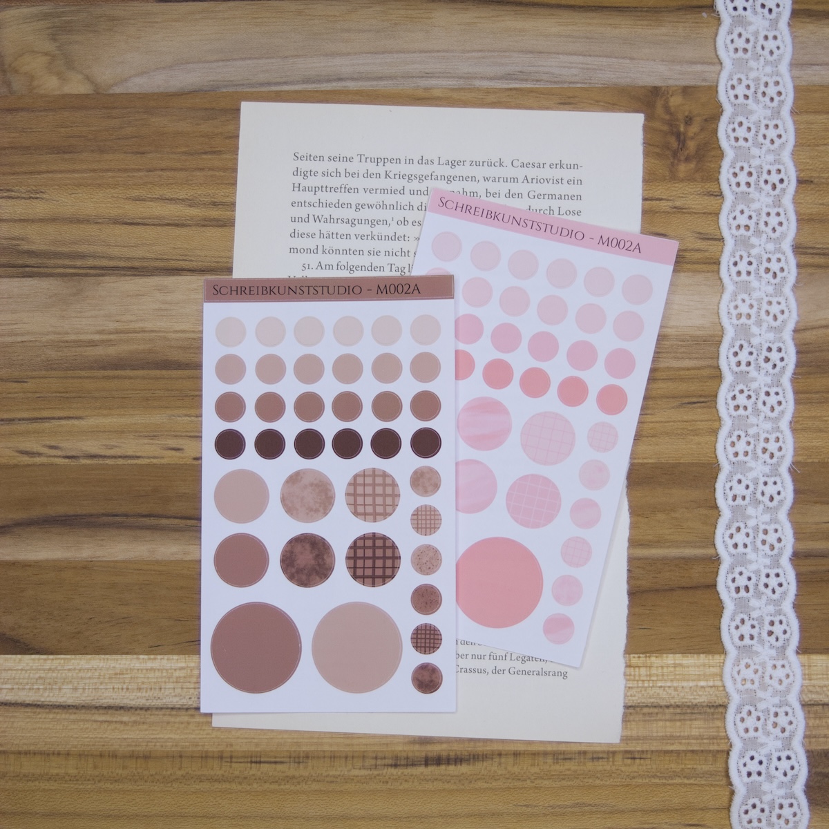 Kleine Akzente. – Punkte Sticker Sheet